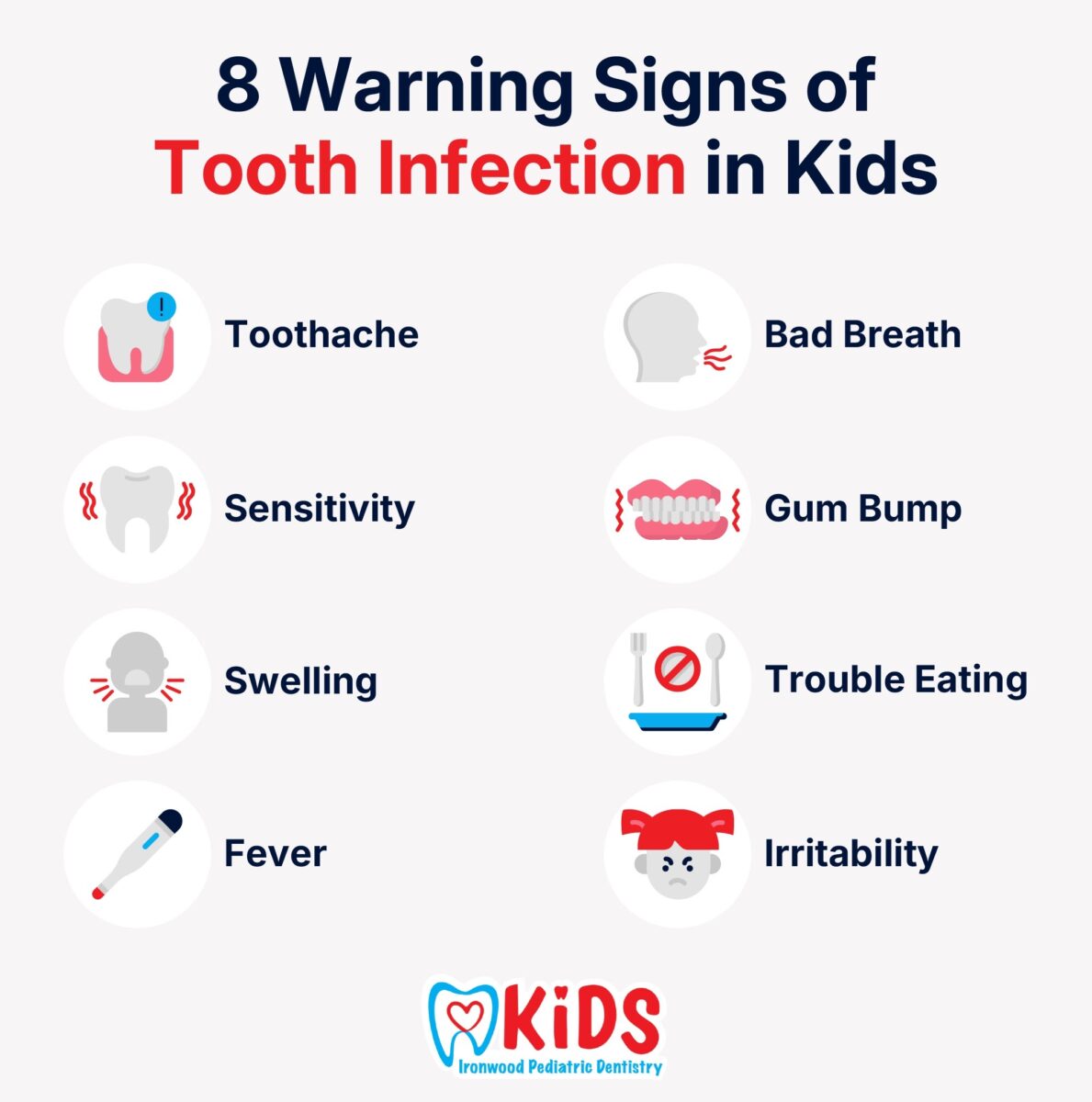8 Warning Signs of Tooth Infection in Kids